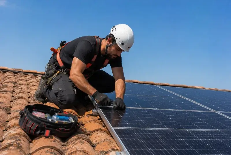 Maintenance et monitoring de panneaux solaires à Salles-sur-Mer