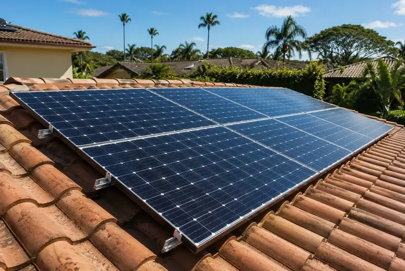 Installation de panneaux solaires à Salles-sur-Mer